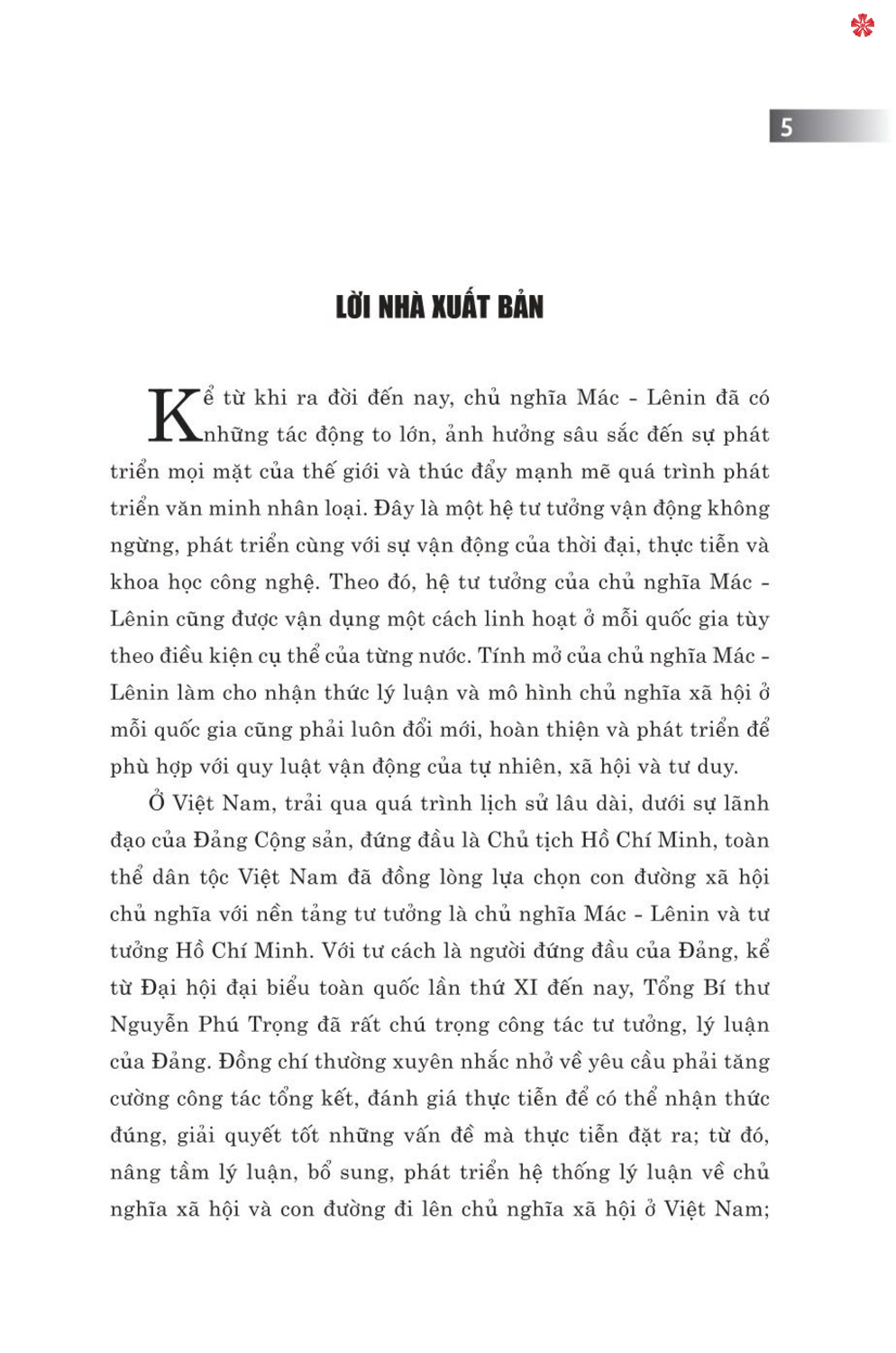 Nhận thức lý luận về chủ nghĩa xã hội và con đường đi lên chủ nghĩa xã hội ở Việt Nam - bản in 2024