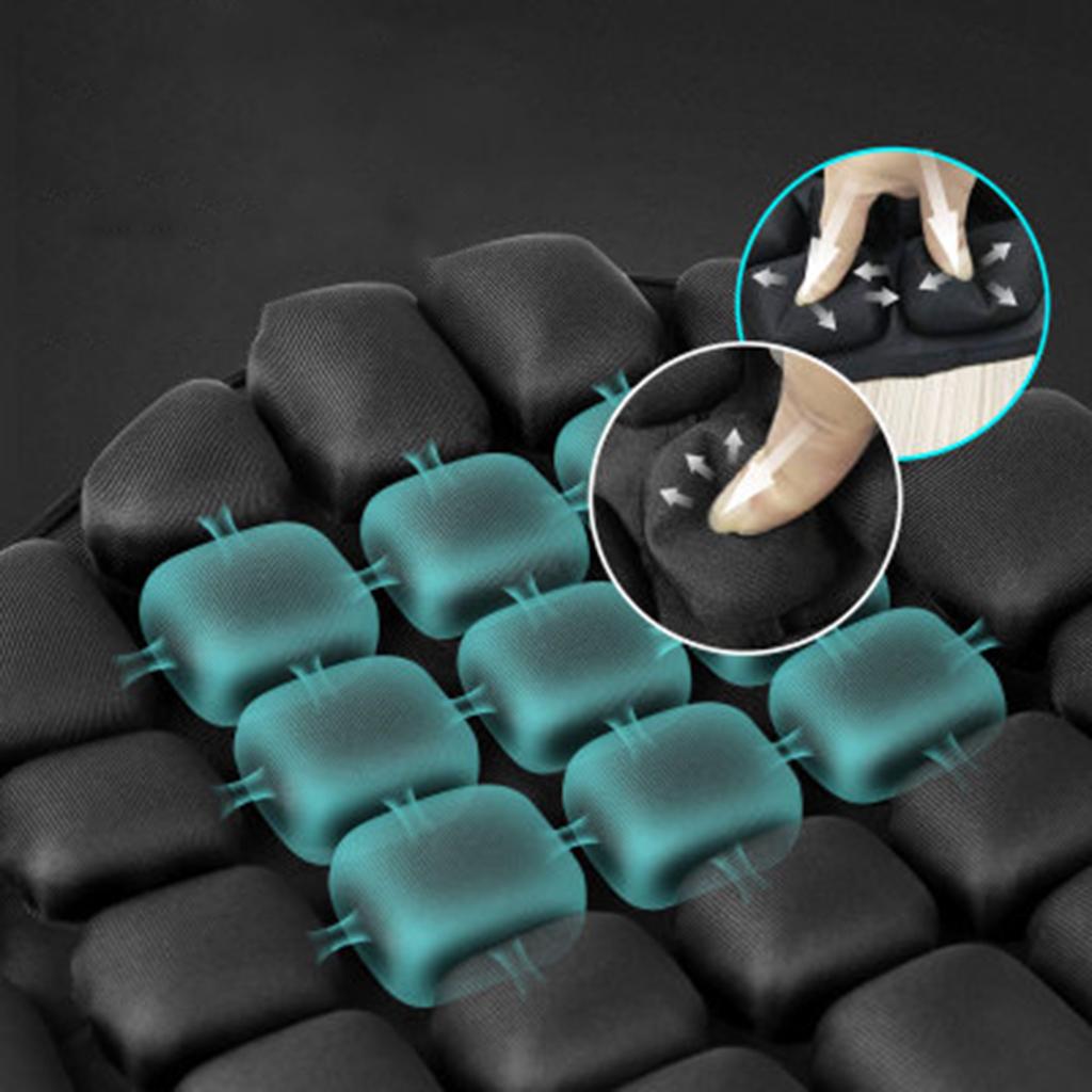 Inflatable Air Pad Anti- Motorcycle Cool Seat Cushion And Side Mirrors