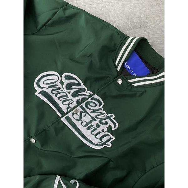 Áo khoác bomber dù xanh trendy-ảnh thật tại shop