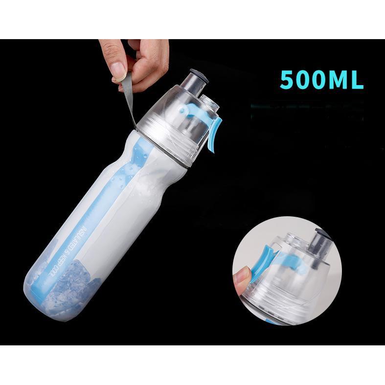 Bình nước thể thao phun sương Cao cấp 500ml