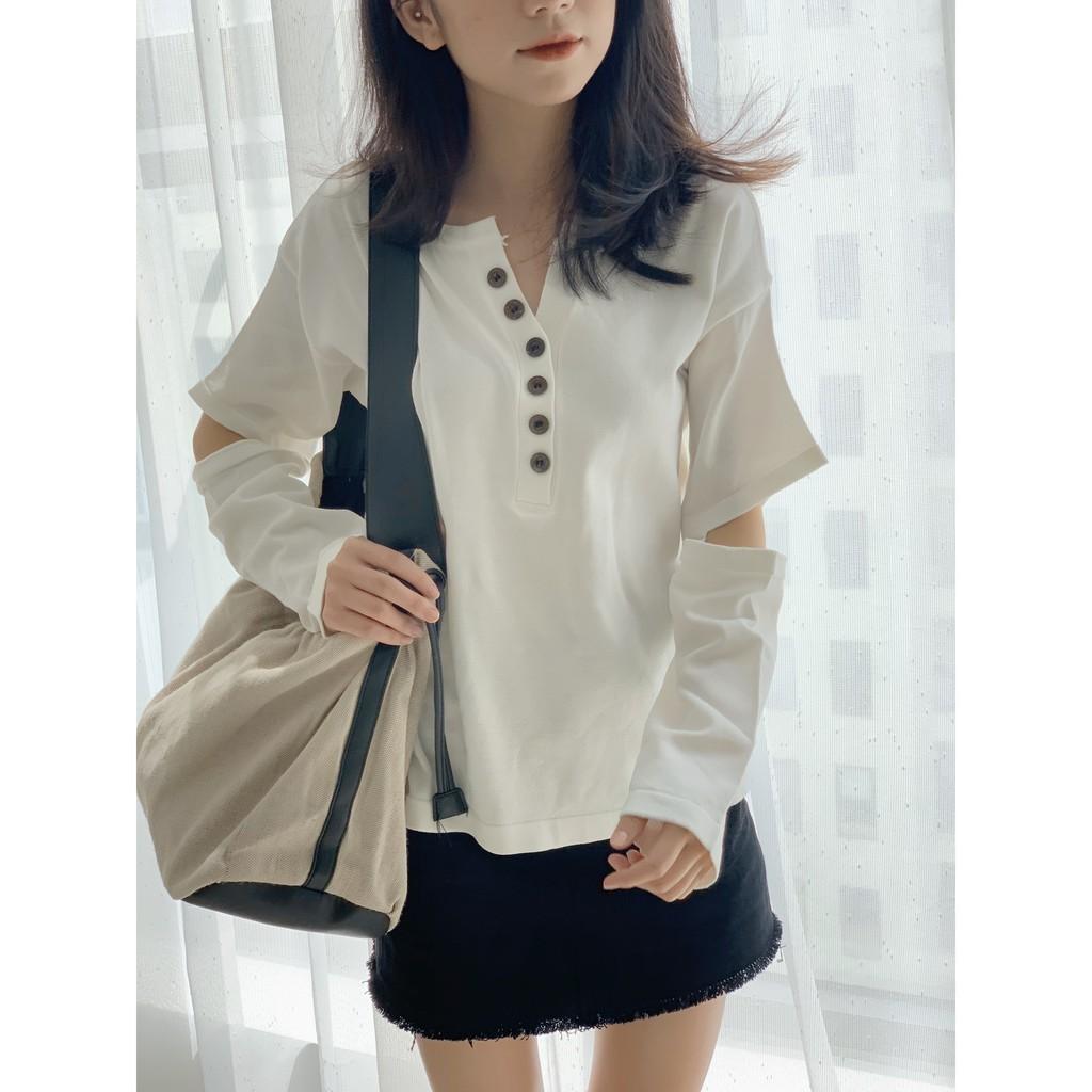 Áo cúc gỗ LEN49 1994closet