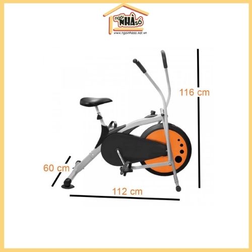 Xe đạp tập thể dục Air Bike MK77 - Hàng Nhập Khẩu Trực Tiếp