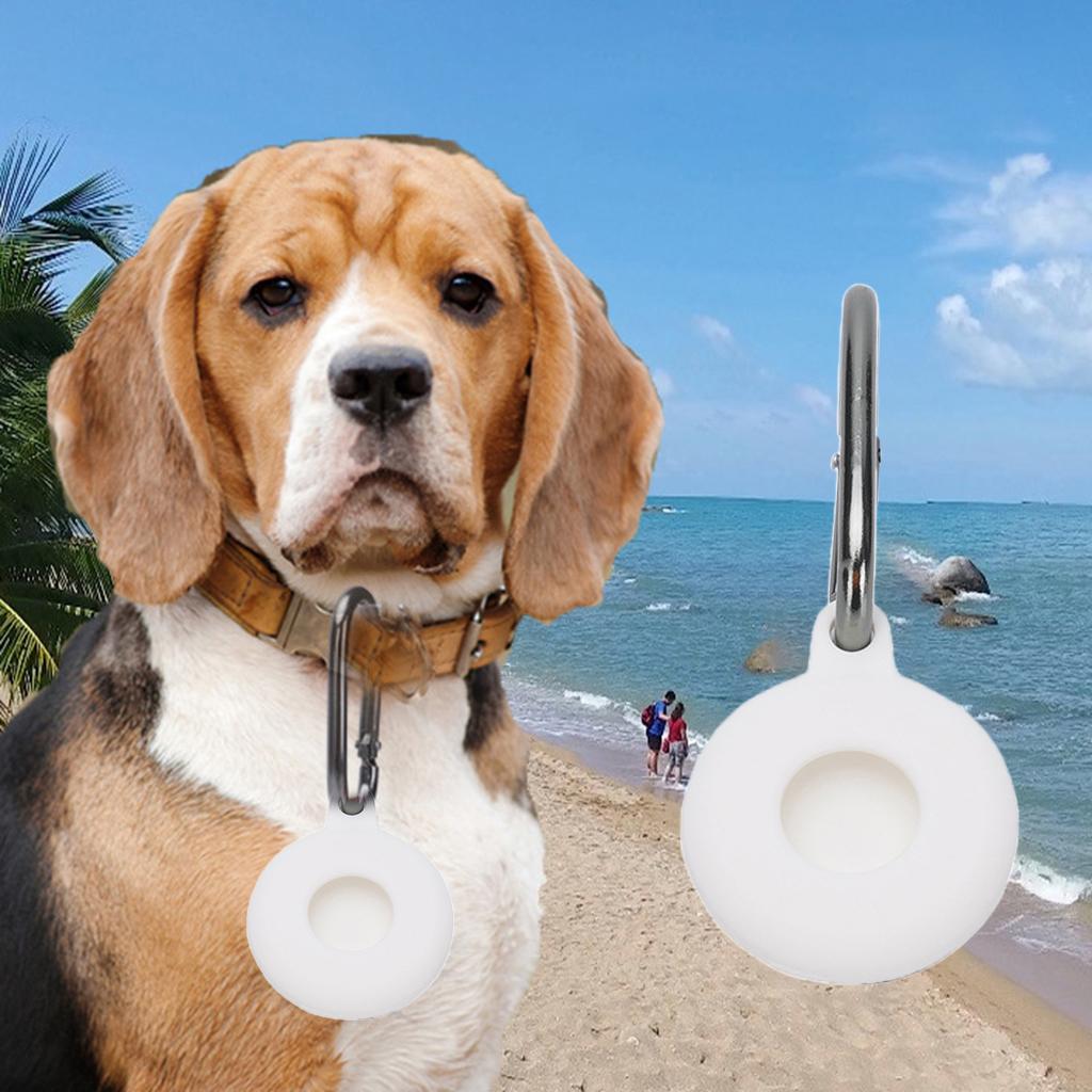 Silicone Case for AirTag Finder, Anti-Scratch Protective Skin Cover with Keychain Compatible with AirTags