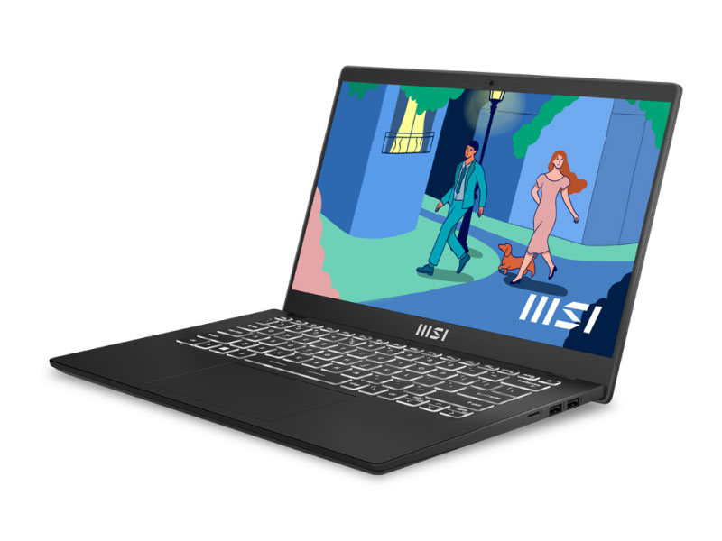 Laptop MSI Modern 14 C11M-011VN (Core i3-1115G4 | 8GB | 512GB | Intel UHD | 14 inch FHD | Win 11 | Black) - Hàng Chính Hãng - Bảo Hành 24 Tháng