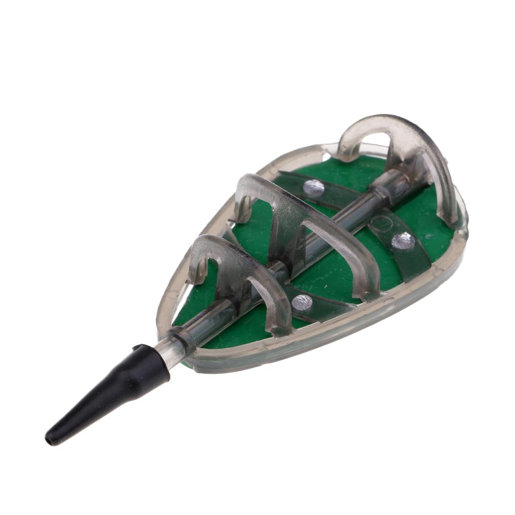 Inline Flat Method Feeders Carp Fishing Bait Cage Terminal Tackle 30g