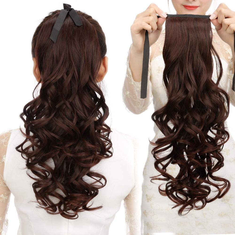 Tóc cột xoăn 50cm C136