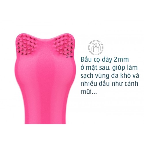 Máy Rửa Mặt Và Massage Nâng Cơ Nikio NK-120 - Tay Cầm Dài Dễ Rửa Sạch Bụi Bẩn Hơn - Sóng Siêu Âm Giúp Làm Sạch Sâu Da, Mát Xa Thư Giãn, Trẻ Hóa Làn Da, Chống Nước IPX7, Siêu Nhỏ Gọn - Phù Hợp Mọi Loại Da