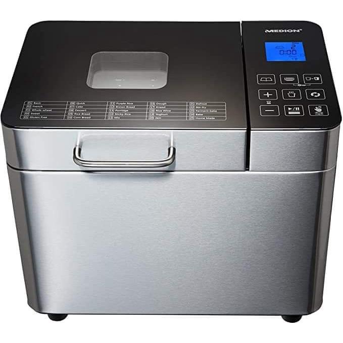 Máy Làm Bánh Mì MEDION MD 10241, 25 Chương Trình, Công Suất 600 W, Nhập Đức, BH 12 Tháng