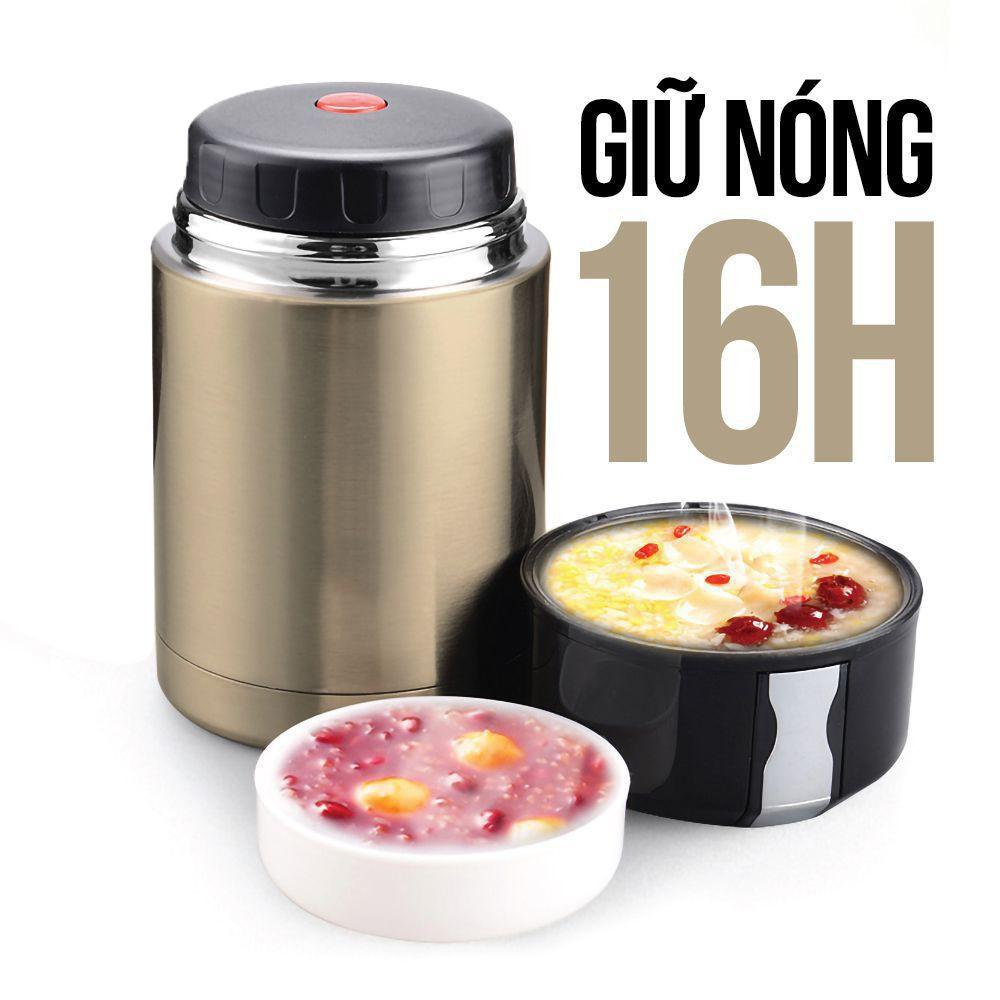 Bình Ủ Cháo Giữ Nhiệt Nhật Bản Tiện Dụng 1000ml - Giao Mẫu Ngẫu Nhiên