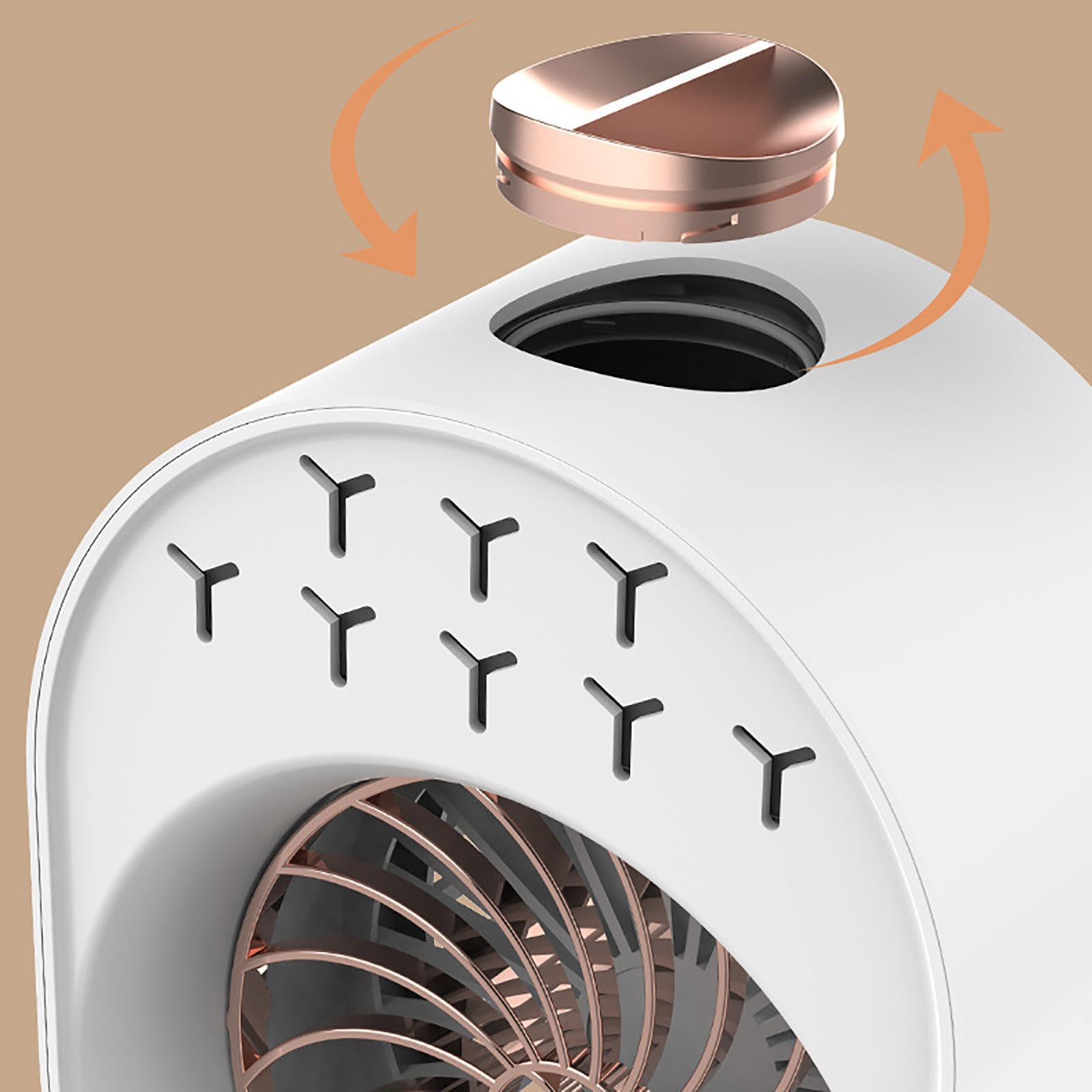 Air Conditioner Cooler Fan Humidifier with Night Light for Home Room Travel