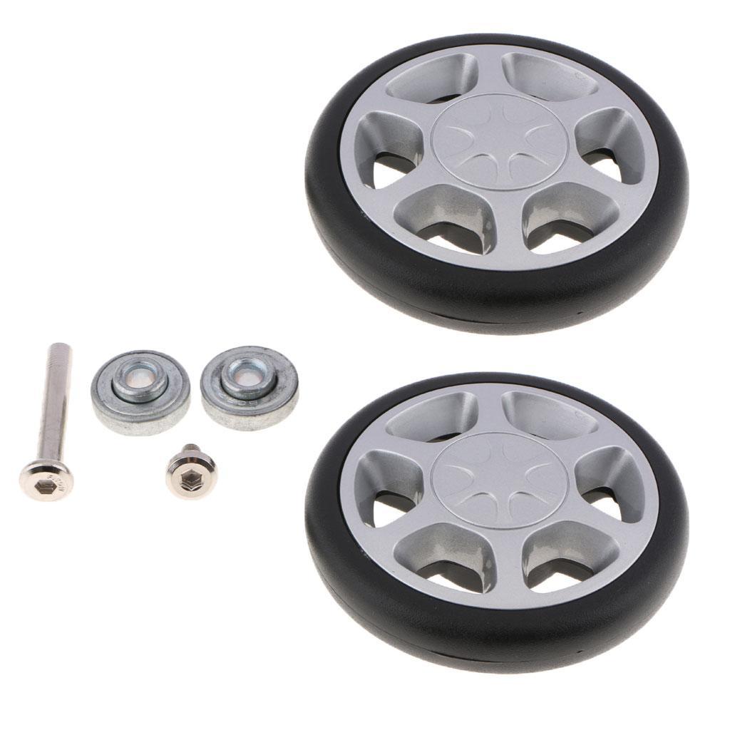 1 Set Luggage Wheels Replacement Suitcase Trolley Case DIY Casters 8218A-A