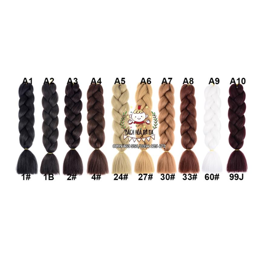 Phụ kiện tóc giả 60cm- bó 100gr dài tự nhiên thời trang cho búp bê- handmade Doll hair- bách hóa na na