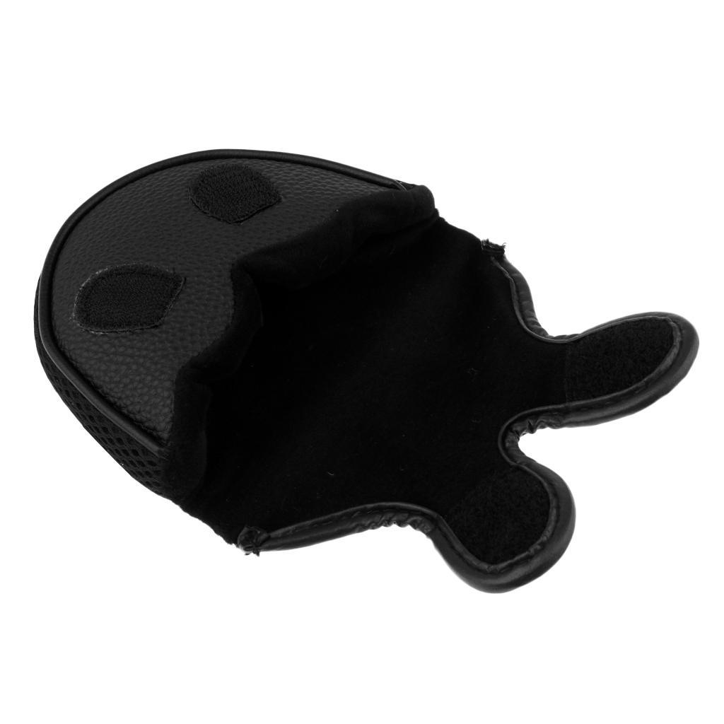 2x Durable PU Golf Mallet Head Cover Putter Shaft Protector Guard Sleeve