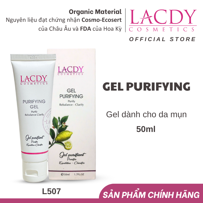 Gel Dành Cho Da Mụn Lacdy Gel Purifying 50ml -L507