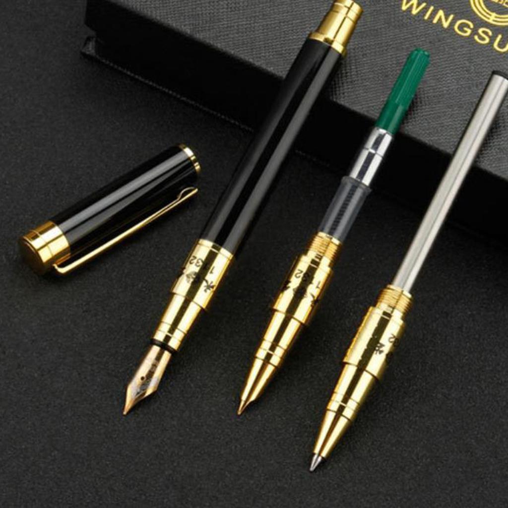 Writing Ink Pen Calligraphic Pen Sign Pen Three Pen Points Pen Stationery