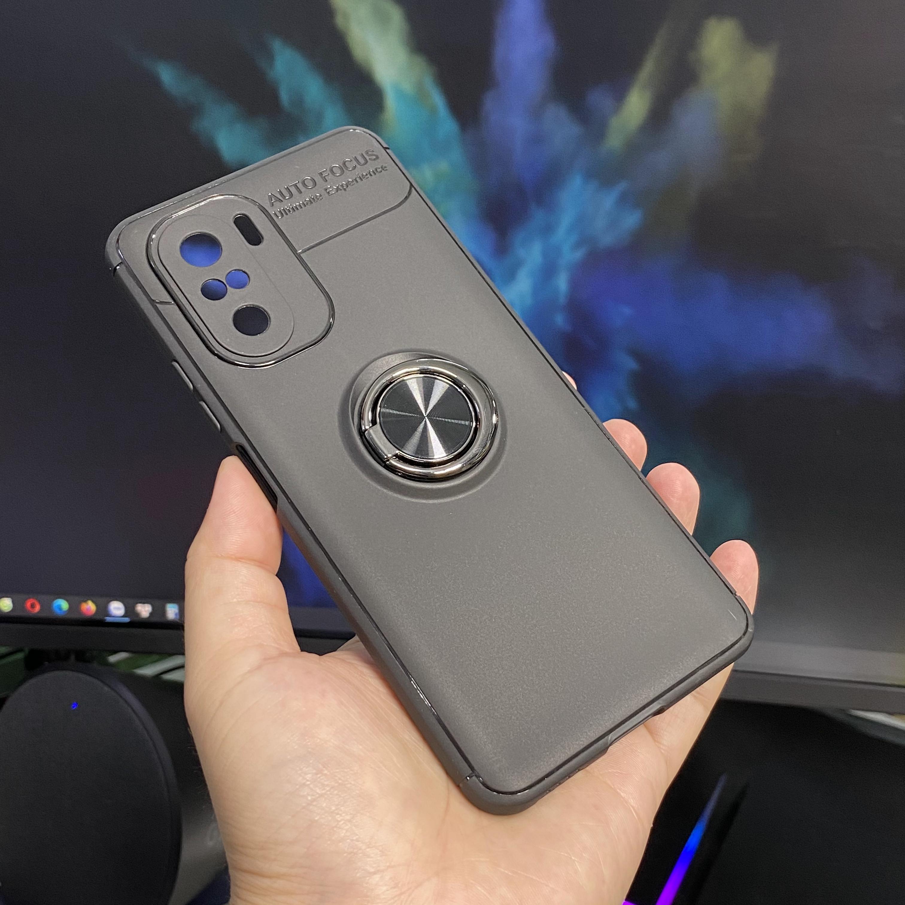 Ốp lưng cho Xiaomi Poco F3 - Redmi K40 chống sốc iRing Auto Focus - Hàng nhập khẩu