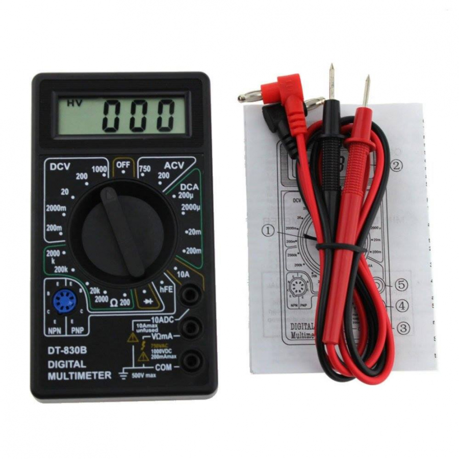 Đồng hồ đo vạn năng DT-830B Kèm pin