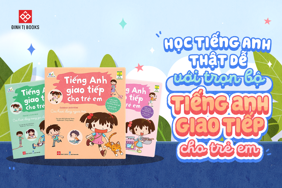 Sách-Tiếng Anh giao tiếp cho trẻ em Combo 3 tập