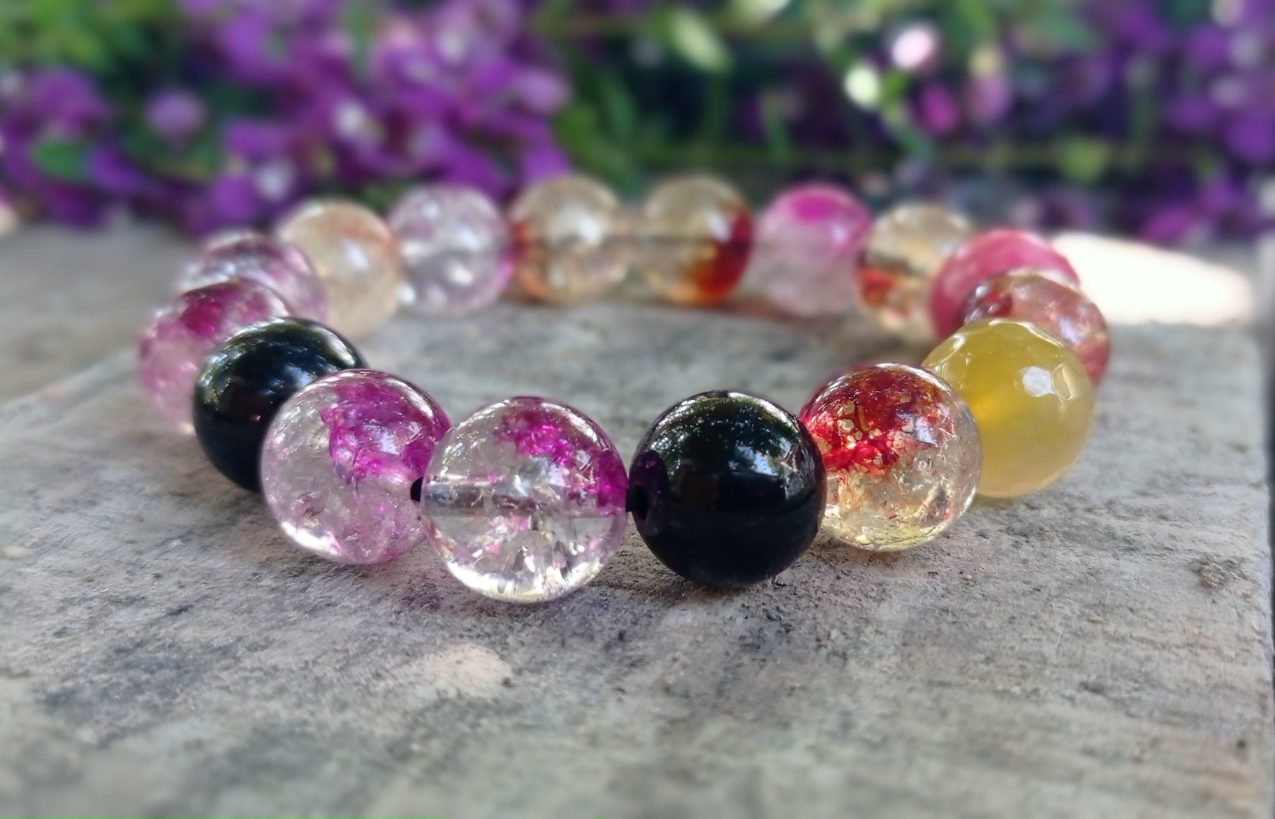 Vòng đeo tay Vintage, Handmade, Ngũ sắc Nữ