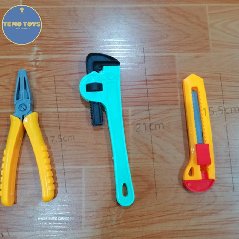Set đồ chơi dụng cụ sửa chữa cơ khí đóng vai kỹ sư cho bé trai