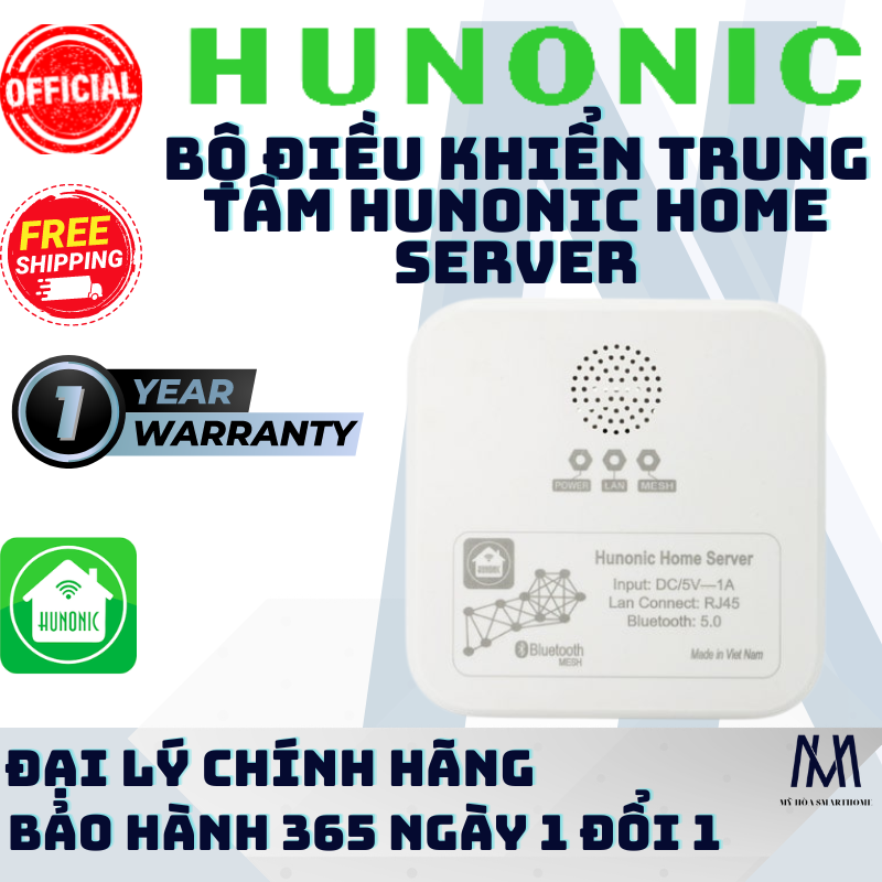 Bộ Điều Khiển Trung Tâm Hunonic Home Server-Hàng Chính Hãng