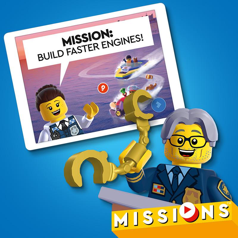 Đồ Chơi LEGO Nhiệm Vụ Thám Tử Của Cảnh Sát Biển 60355