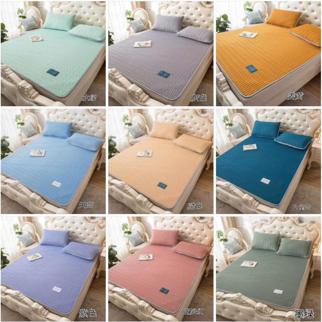 CHIẾU ĐIỀU HOÀ MỦ CAO SU NON giường size 1m8*2m HÀNG CHÍNH HÃNG NHẬP SIÊU MÁT SIÊU ÊM