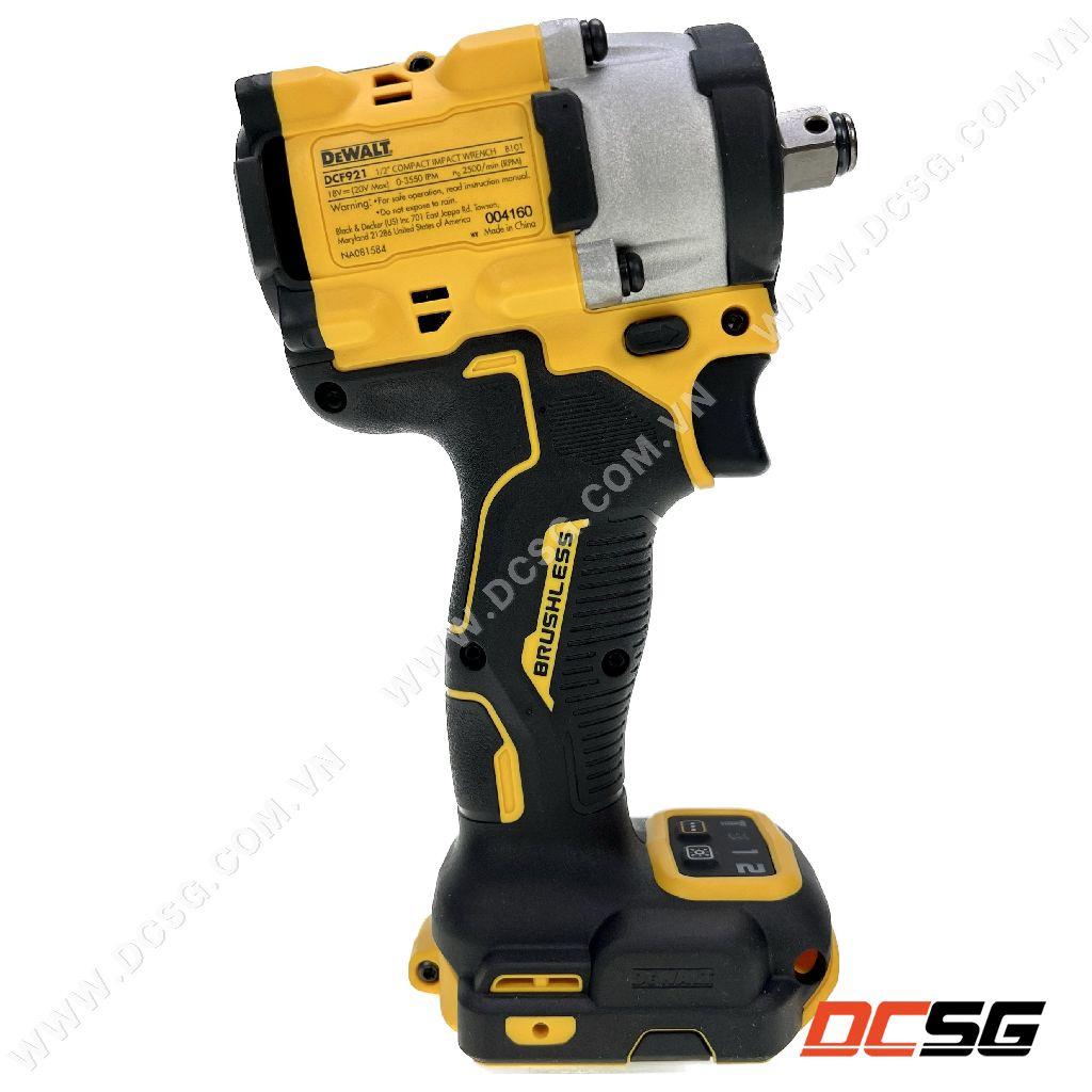 Máy siết bu lông dòng ATOMIC 18V/ 20V MAX 1/2" DEWALT DCF921N-B1 | DCSG