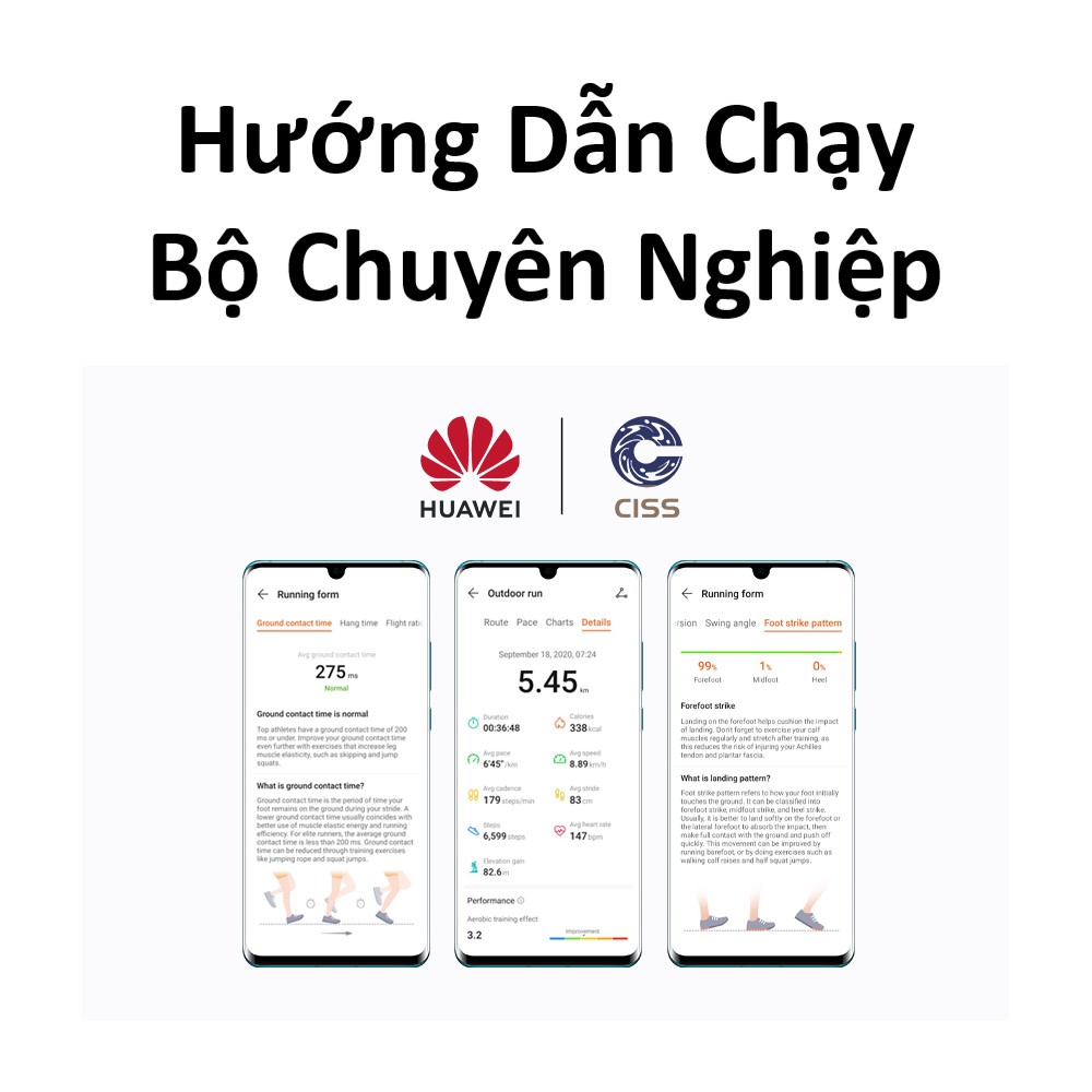 Vòng Đeo Tay Thông Minh HUAWEI Band 4e | Hướng Dẫn Chỉnh Dáng Chạy Bộ | Theo Dõi Guồng Chân Khi Đạp Xe |  Theo Dõi Hiệu Quả Luyện Tập Bóng Rổ | Hàng Chính Hãng