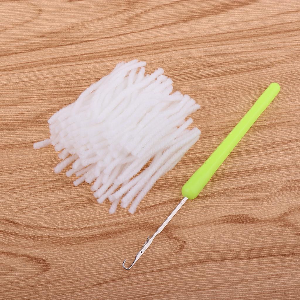 DIY Carpet Embroidery, Handmade Latch hook kit Diy Rug Making Kit 27 x