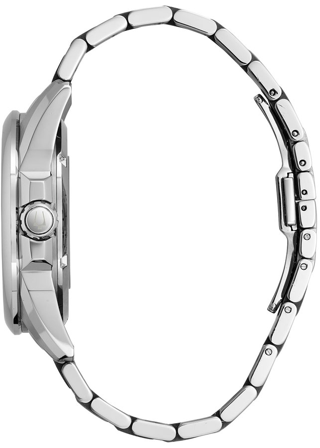 Đồng Hồ Nam Bulova Dây Thép Không Gỉ 96A187 - Mặt Trắng