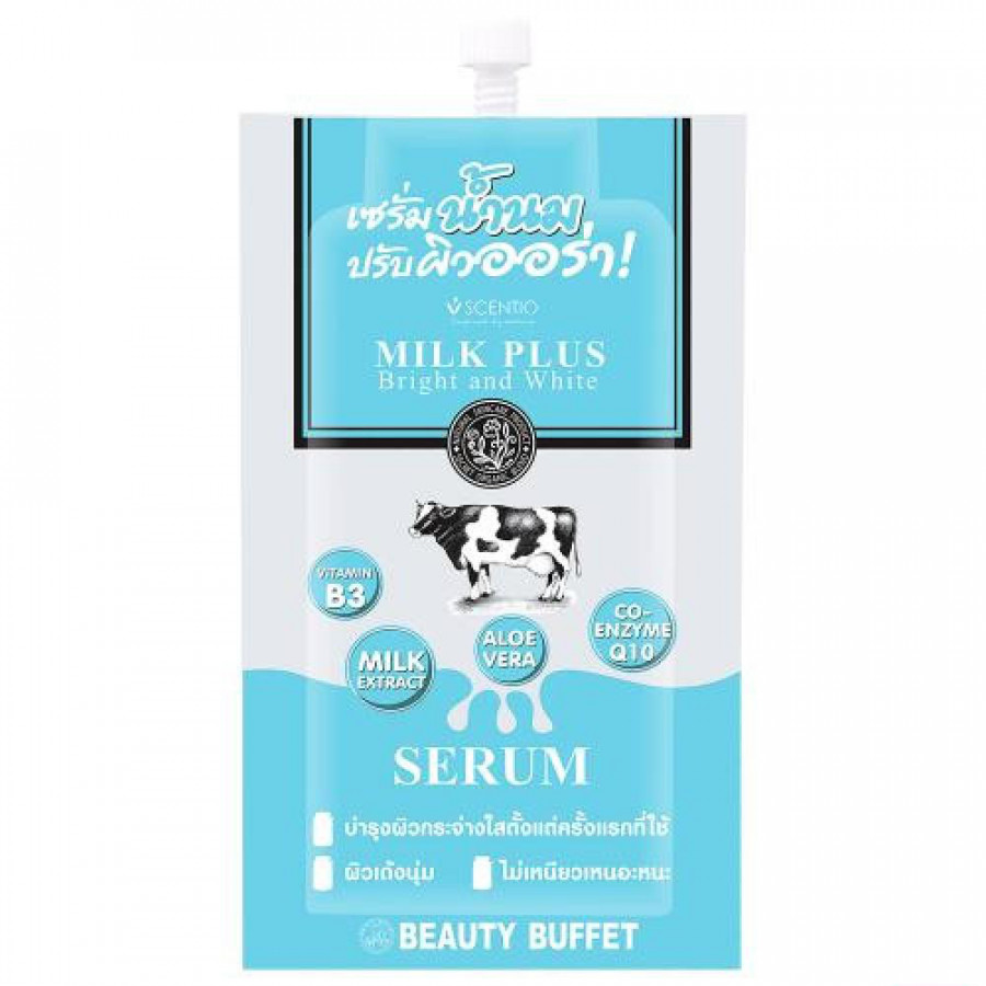 Serum dưỡng trắng và trẻ hóa da Milk Plus túi mini 8ml