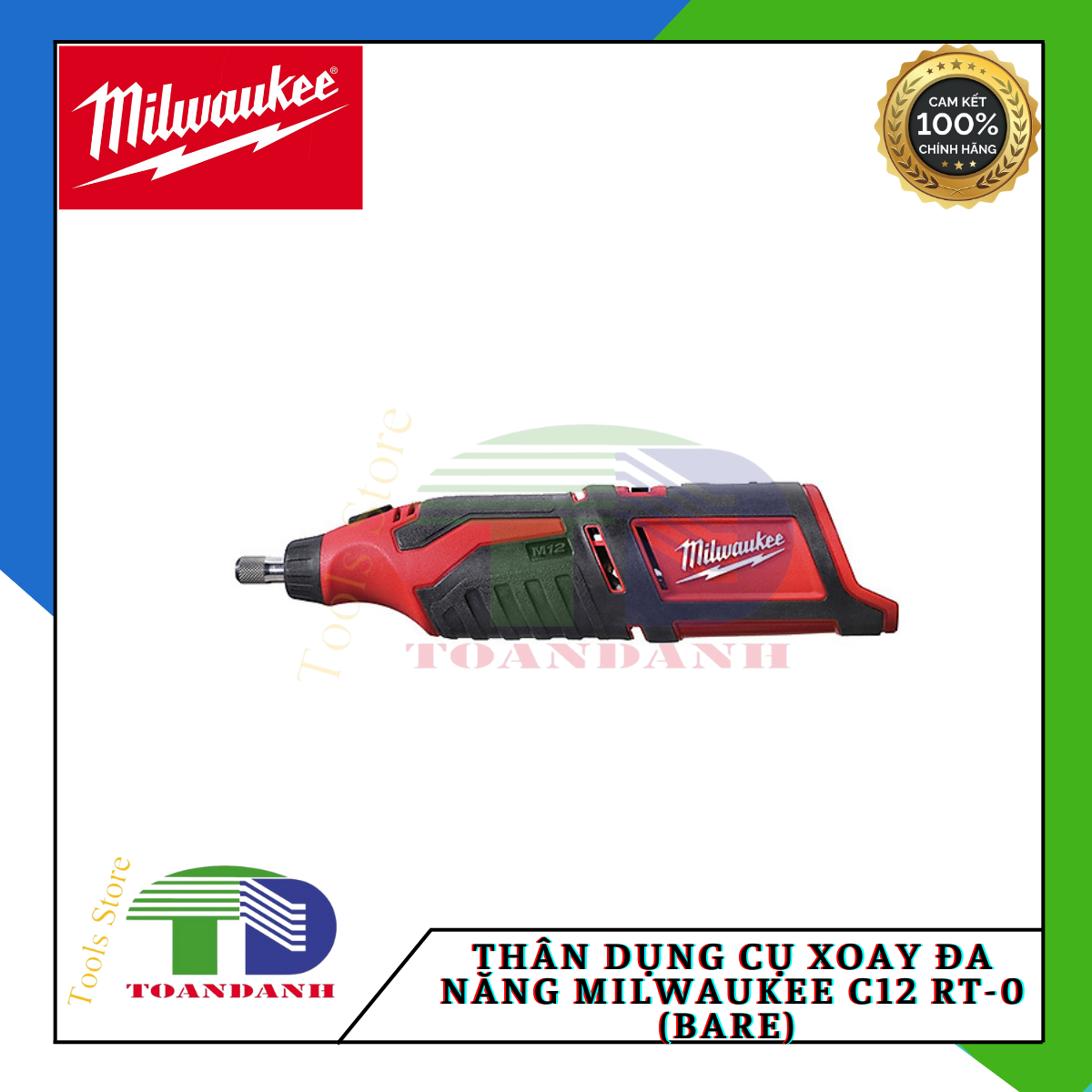 Thân Dụng cụ xoay đa năng Milwaukee C12 RT-0 (bare)