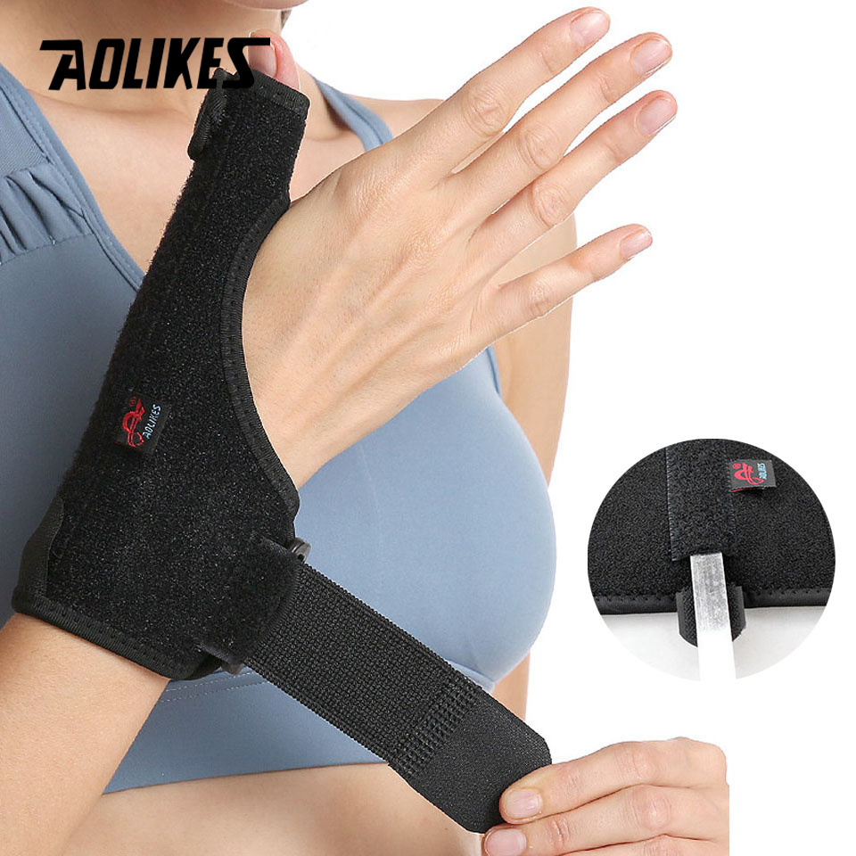 Nẹp Khớp Ngón Tay Cái Hỗ Trợ Khi Bị Bong Gân Ngón Tay Bảo Vệ Cổ Tay Sport Wrist Protector AOLIKES YE-1677