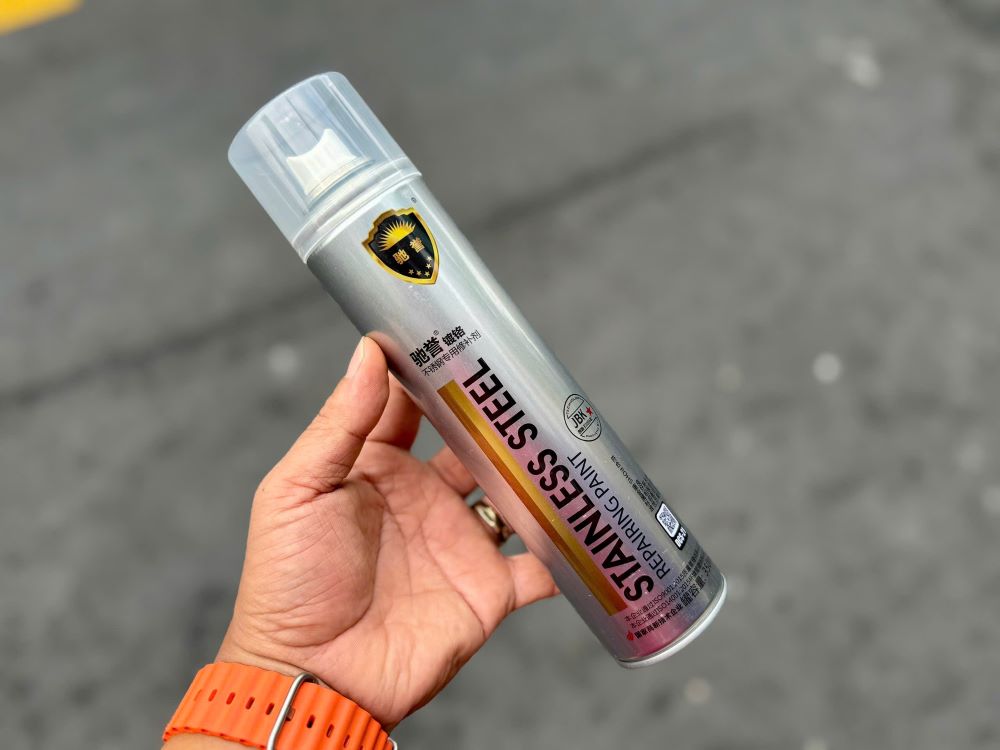 Sơn xịt mạ Crom Sáng Bóng tích hợp xi mạ chống rỉ siêu bền , phục hồi như mới hàng chất lượng