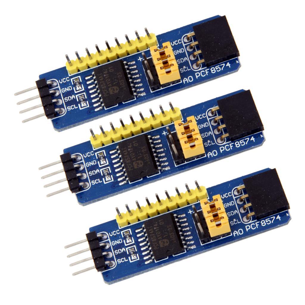 3 Pieces PCF8574 IO Expansion Board I2C Development Board For Raspberry Pi