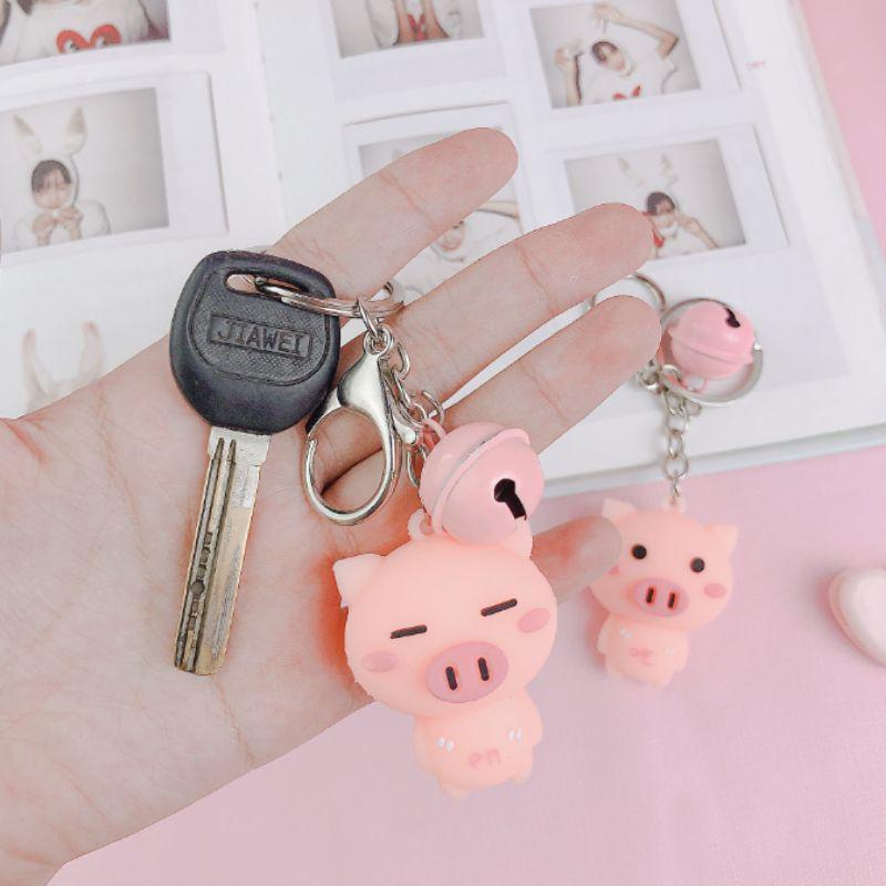 Móc khóa heo lengkeng dễ thương
