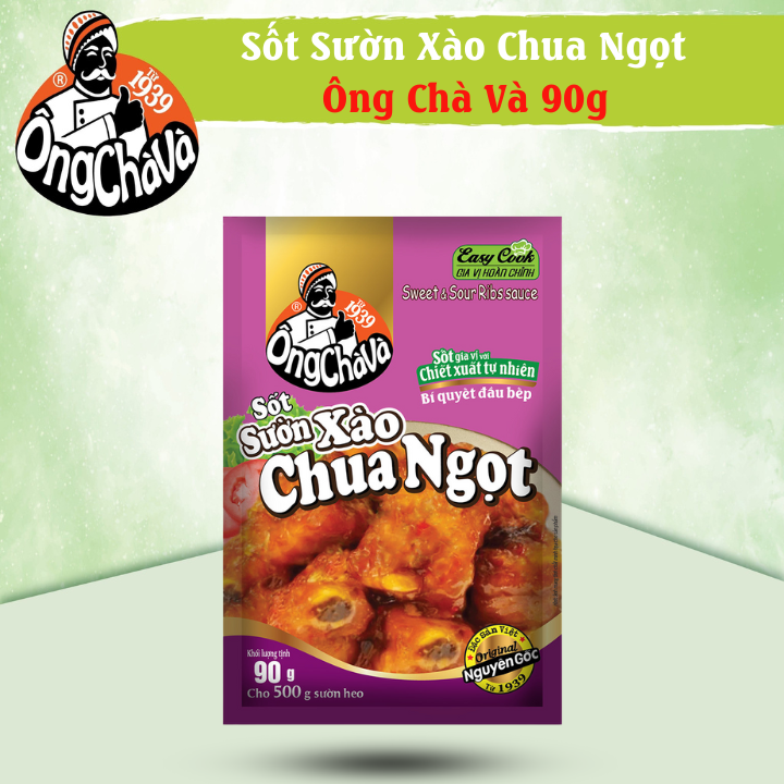 Sốt Sườn Xào Chua Ngọt Ông Chà Và 90gr (Sweet & Sour Ribs Sauce)