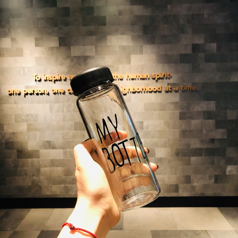 Bình nước nhựa Tritan Ecozen 500ml - Black Lid