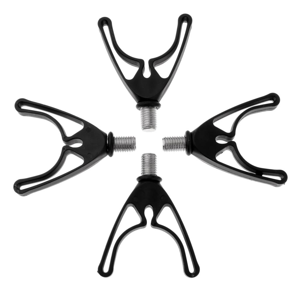 4pcs Fishing Rod Butt Rests for Carp Fishing Rod Pod Bank Sticks Buzz Bars
