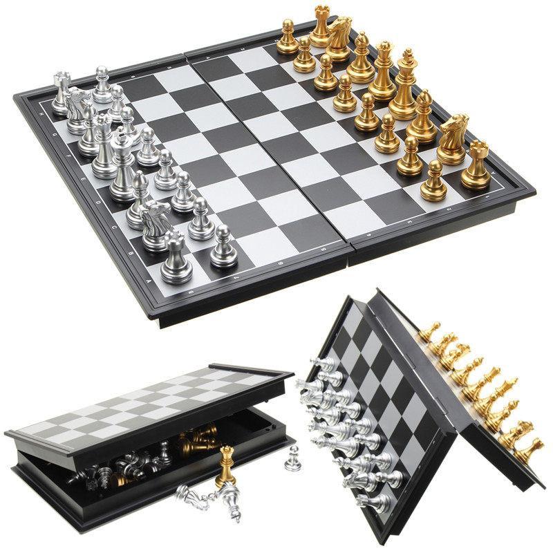 Bộ Cờ Vua Có Nam Châm Cao Cấp SIÊU ĐẸP 3 Size 25, 32, 36cm, Board Game Cờ Vua Quốc Tế Hãng UB, Đồ Chơi Trí Tuệ MecoMart