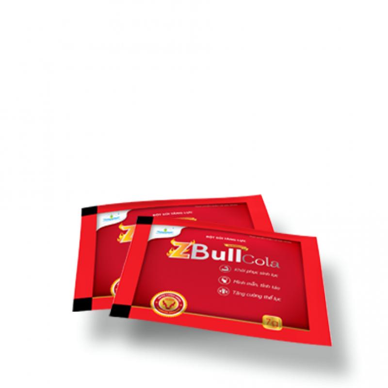 BỘT SỦI TĂNG LỰC ZBULL-COLA NEW BRAND (Hộp 20 gói) Hỗ trợ tỉnh táo nhanh, giảm mệt mỏi, Bồi bổ sức khoẻ tăng cường đề kháng