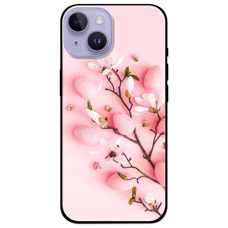 Ốp lưng dành cho Iphone 14 - Iphone 14 Plus - Iphone 14 Pro - Iphone 14 Pro Max - Hoa Đào Hồng 3