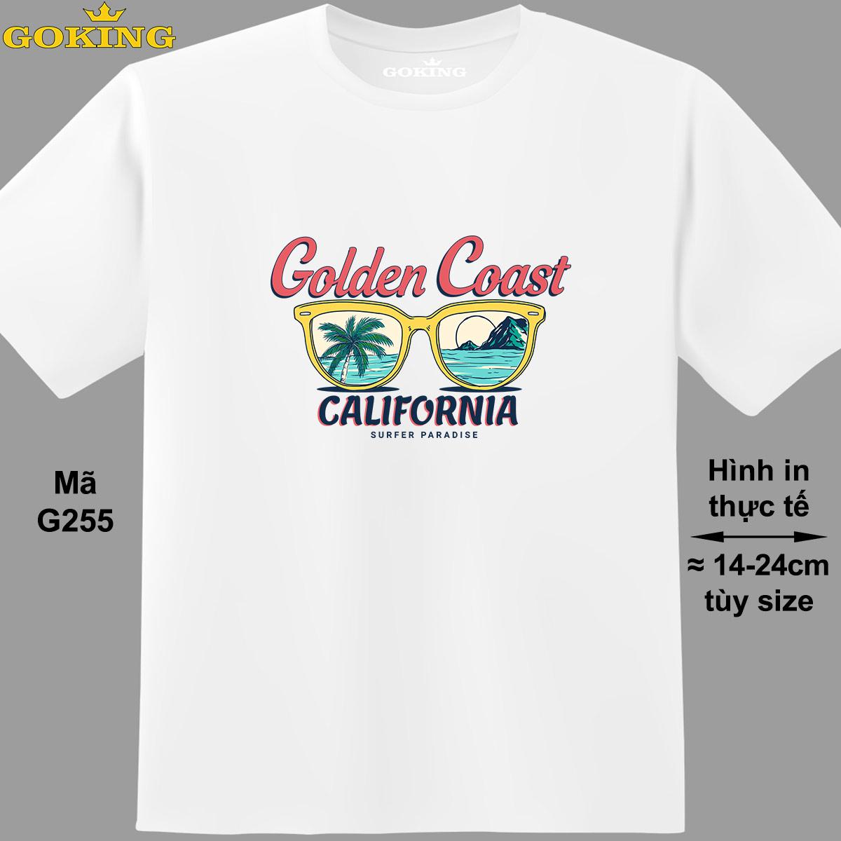 Golden Coast, mã G255. Hãy tỏa sáng như kim cương, qua chiếc áo thun Goking siêu hot cho nam nữ trẻ em, áo phông cặp đôi, gia đình, đội nhóm