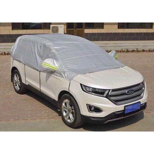 Bạt phủ nửa xe ô tô - Bạt trùm nóc xe hơi chống nóng, chống xước, chống mưa, cho các dòng xe 4 chỗ, 7 chỗ
