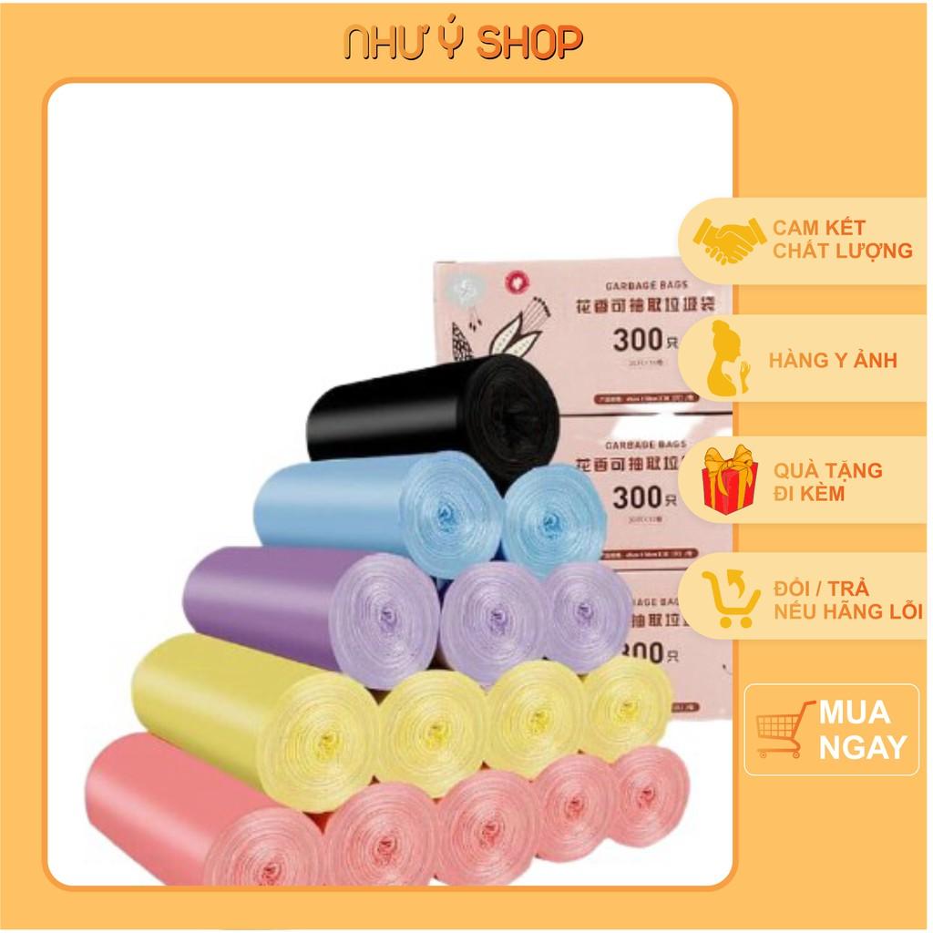 Set 10 Cuộn Nilon Đựng Rác Nhiều Màu ( Đồ gia dụng Như Ý )