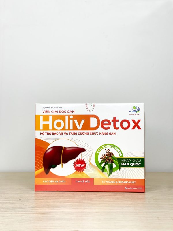 TPBVSK Viên Giải độc gan Holiv Detox
