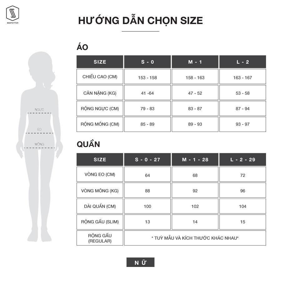 Quần dài nữ SSSTUTTER dáng ôm đính kèm đai Side Pants / her