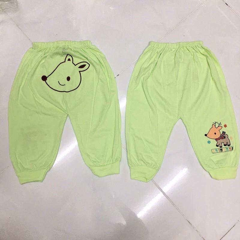 Quần chục dài in mông mặc tả bo gấu cho bé 100% cotton mềm mịn