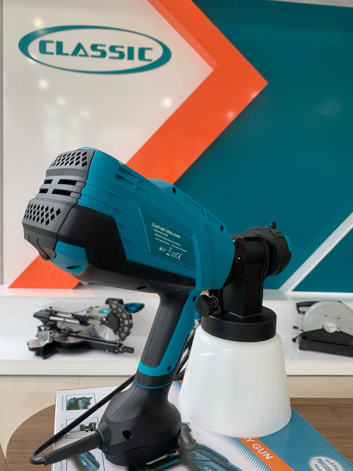 MÁY PHUN SƠN ĐIỆN CẦM TAY CLASSIC CLA27-800 - HÀNG CHÍNH HÃNG